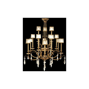 Monte Carlo 15 Light 58 inch Gold Chandelier Ceiling Light in Crystal 