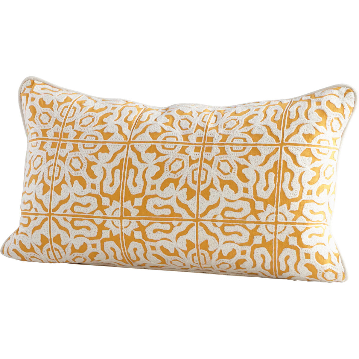 Ella 24 X 14 inch Yellow Pillow Cover