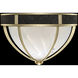 Mirage 3 Light 18.75 inch Gold Flush Mount Ceiling Light