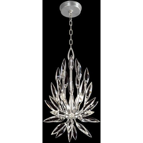 Lily Buds 3 Light 12 inch Silver Pendant Ceiling Light