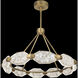 Allison Paladino LED 32 inch Gold Pendant Ceiling Light