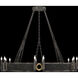 Mirage 12 Light 49.75 inch Black Chandelier Ceiling Light