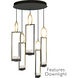 Delphi LED 26.5 inch Black Pendant Ceiling Light in Down