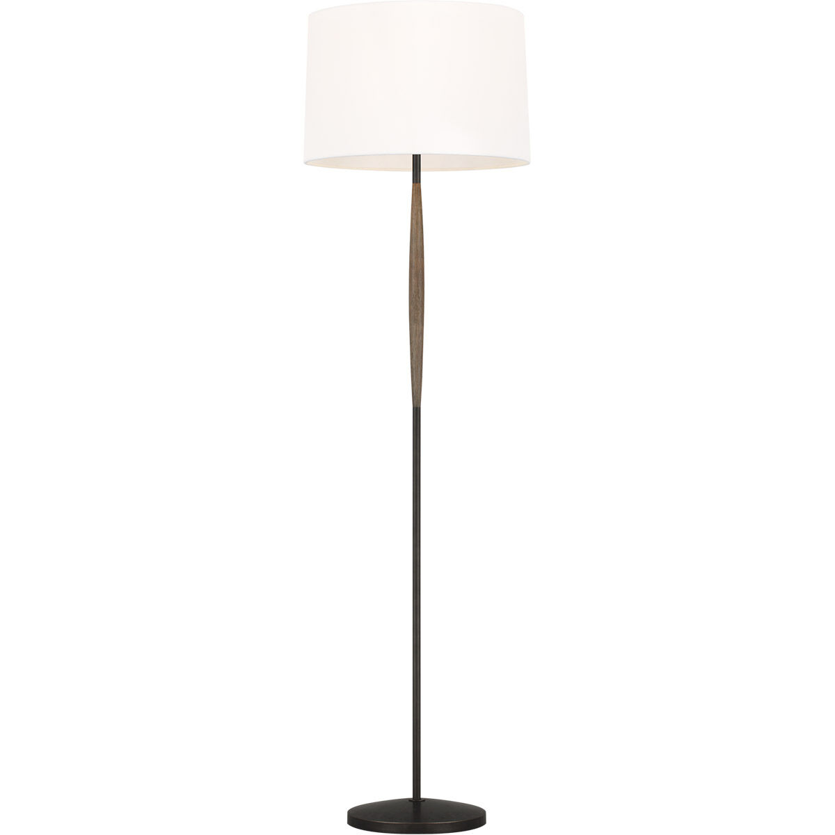 ED Ellen DeGeneres Ferrelli 61.63 inch 9 watt Weathered Oak Wood Floor Lamp Portable Light