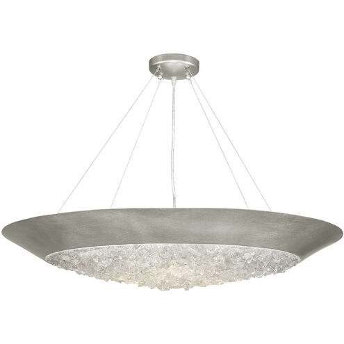 Arctic Halo 3 Light 32 inch Silver Pendant Ceiling Light