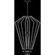 Newton 3 Light 28 inch Gold Pendant Ceiling Light in Up