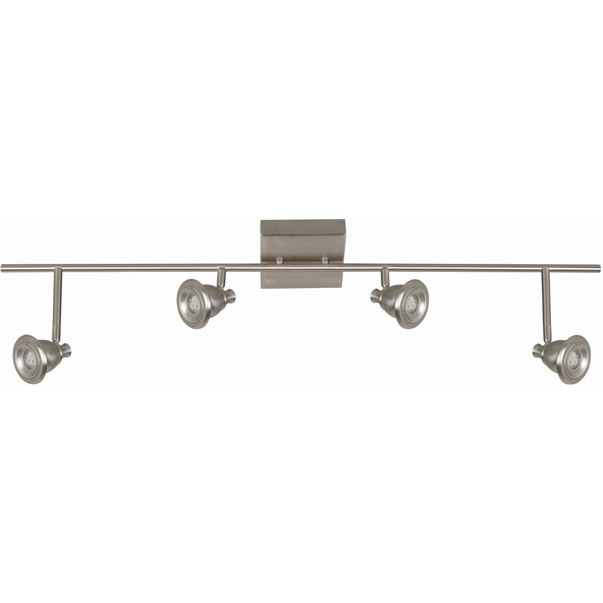 Bella 4 Light 120 Satin Nickel Fixed Rail Ceiling Light