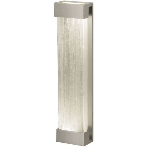 Crystal Bakehouse Wall Sconce Wall Light in Silver, Crystal Shard Studio Glass, Indoor/Outdoor