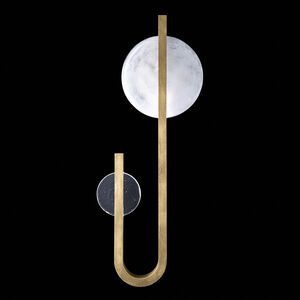 Selene 2 Light 14.5 inch Gold and Clear ADA Wall Sconce Wall Light