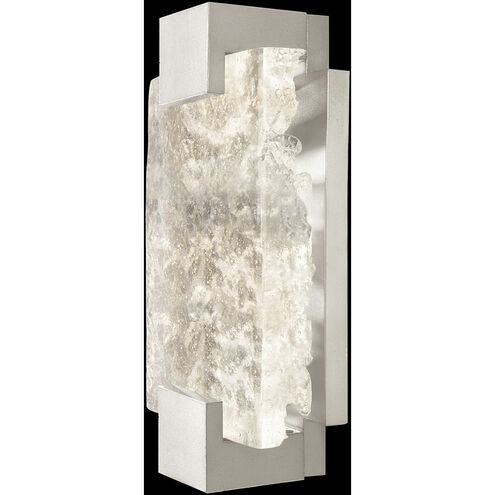 Terra 2 Light 6 inch Silver ADA Sconce Wall Light in Clear Studio Glass