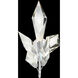 Foret 1 Light 9.75 inch Silver Sconce Wall Light