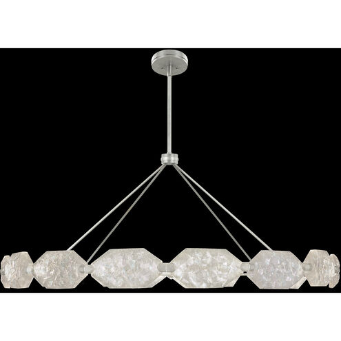 Allison Paladino LED 74 inch Silver Pendant Ceiling Light