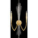 Trevi 2 Light 13.8 inch Gold Sconce Wall Light