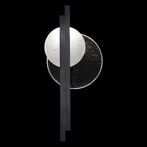 Selene 2 Light 11.5 inch Black with Clear ADA Wall Sconce Wall Light