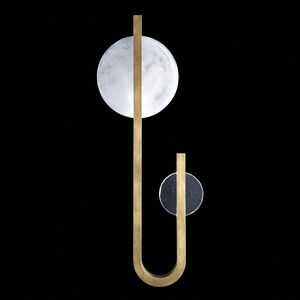 Selene 2 Light 14.5 inch Gold and Clear ADA Wall Sconce Wall Light