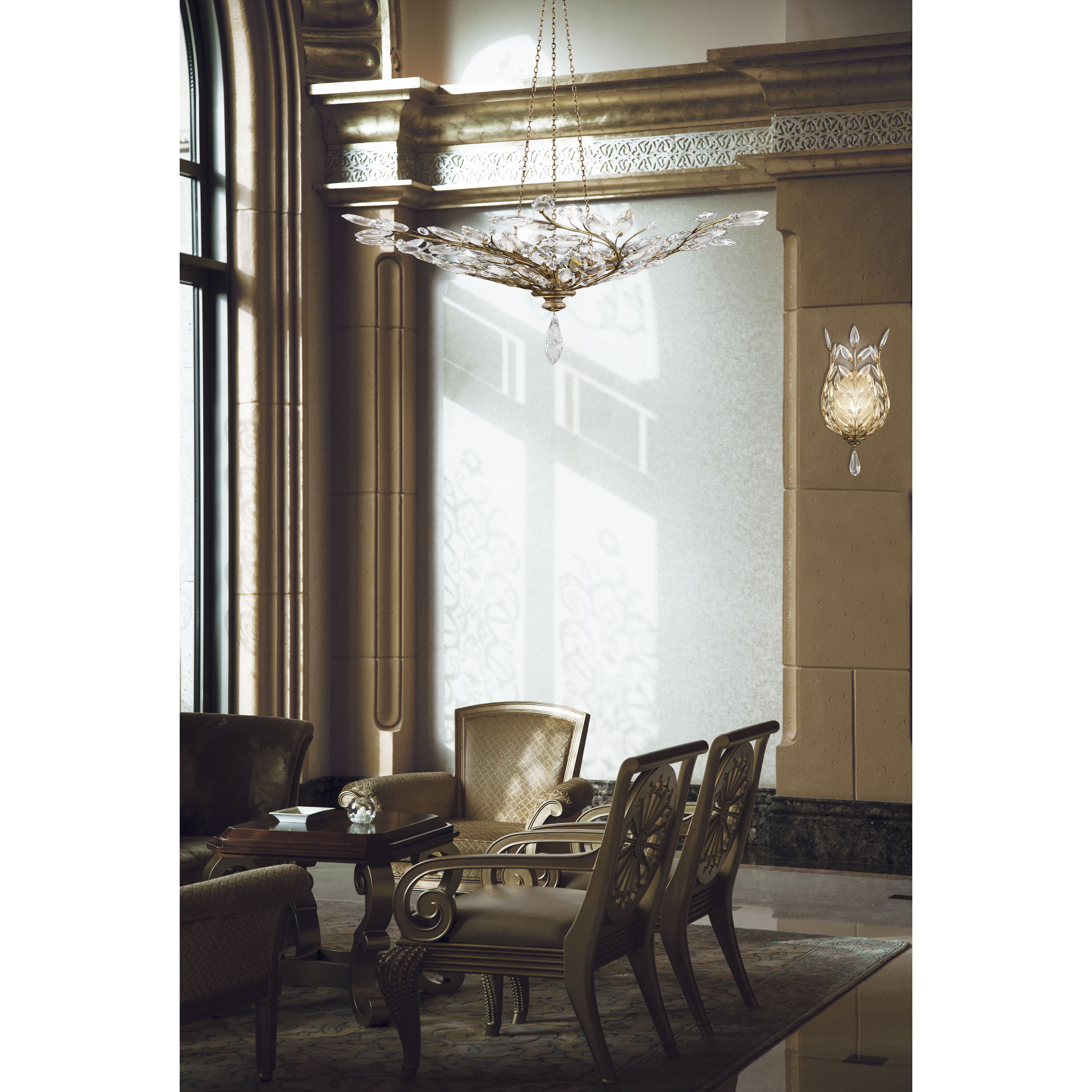 Crystal Laurel Sconce Wall Light