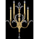 Beveled Arcs 4 Light 26 inch Gold Sconce Wall Light