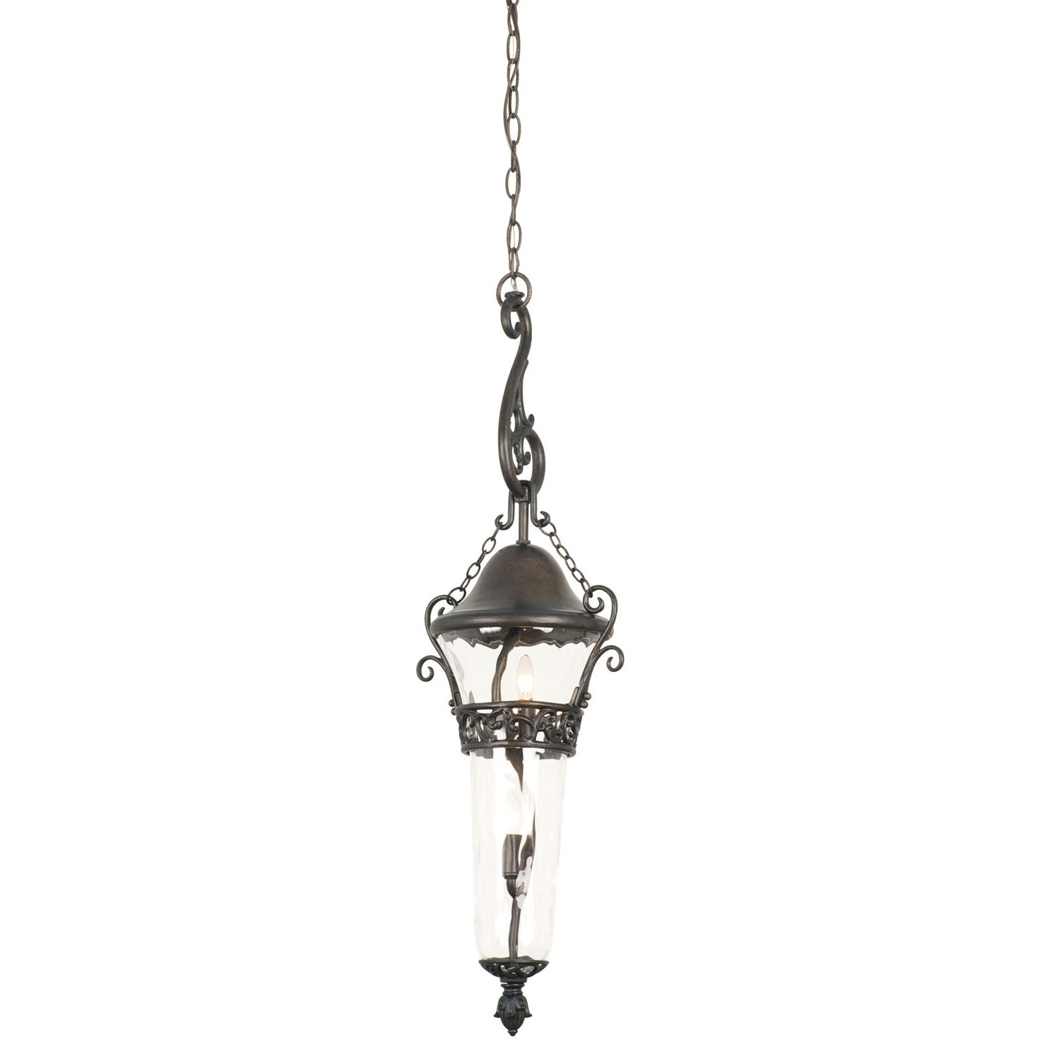 Anastasia Outdoor 2 Light 11.75 inch Foyer Pendant
