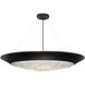Arctic Halo 3 Light 32 inch Black Pendant Ceiling Light