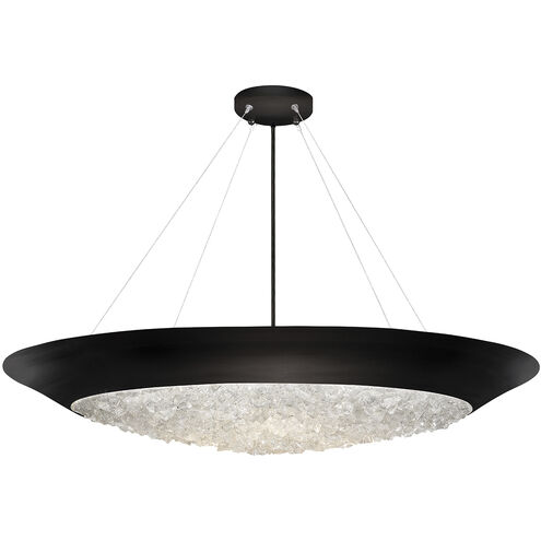 Arctic Halo 3 Light 32 inch Black Pendant Ceiling Light