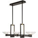 Delphi LED 48 inch Black Linear Pendant Ceiling Light