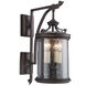 Louvre 4 Light 25 inch Bronze Outdoor Wall Mount