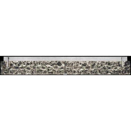 Terra 7 Light 48.3 inch Silver Bath Vanity Light Wall Light in Clear