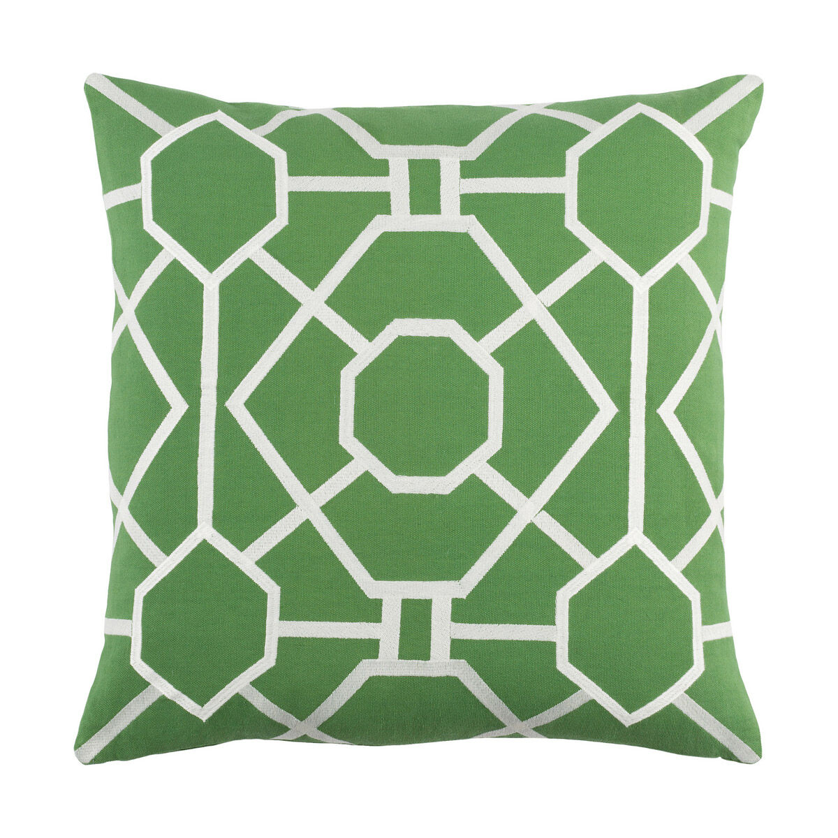 Kingdom 18 X 18 inch Grass Green Pillow Kit, Square