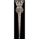 Winter Palace 1 Light 7 inch Silver Sconce Wall Light in Crystal 