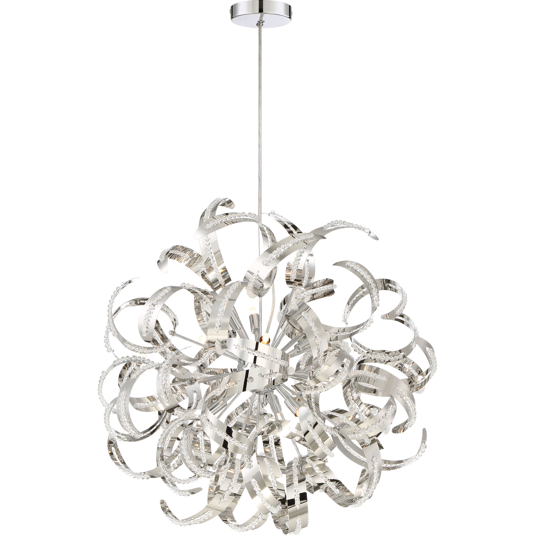 Ribbons 12 Light 23.00 inch Foyer Pendant