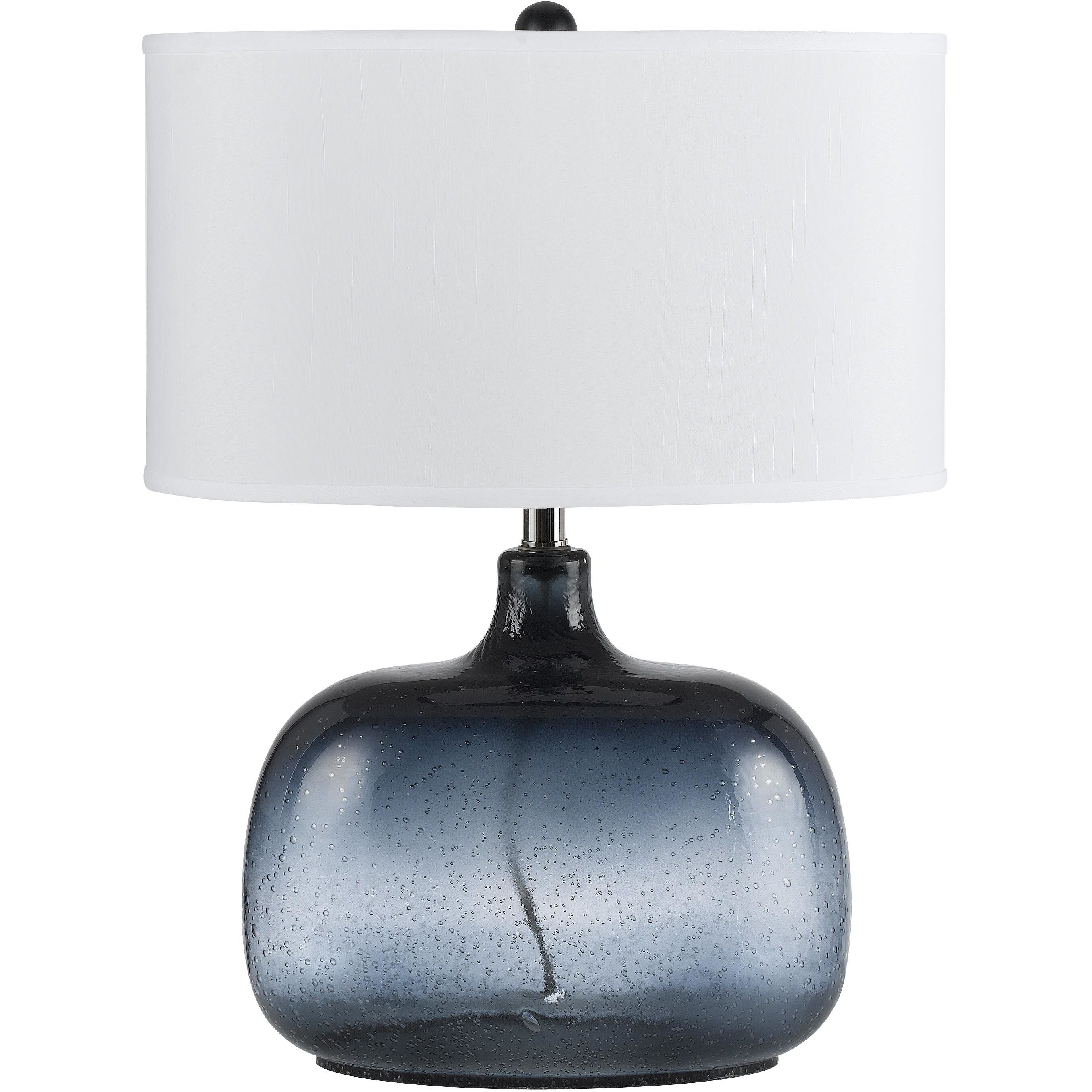 Christi 24 inch 150 watt Ocean Blue Table Lamp Portable Light