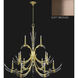 Trevi 15 Light 56 inch Bronze Chandelier Ceiling Light