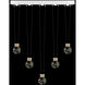 Aria 10 Light 43 inch White Pendant Ceiling Light