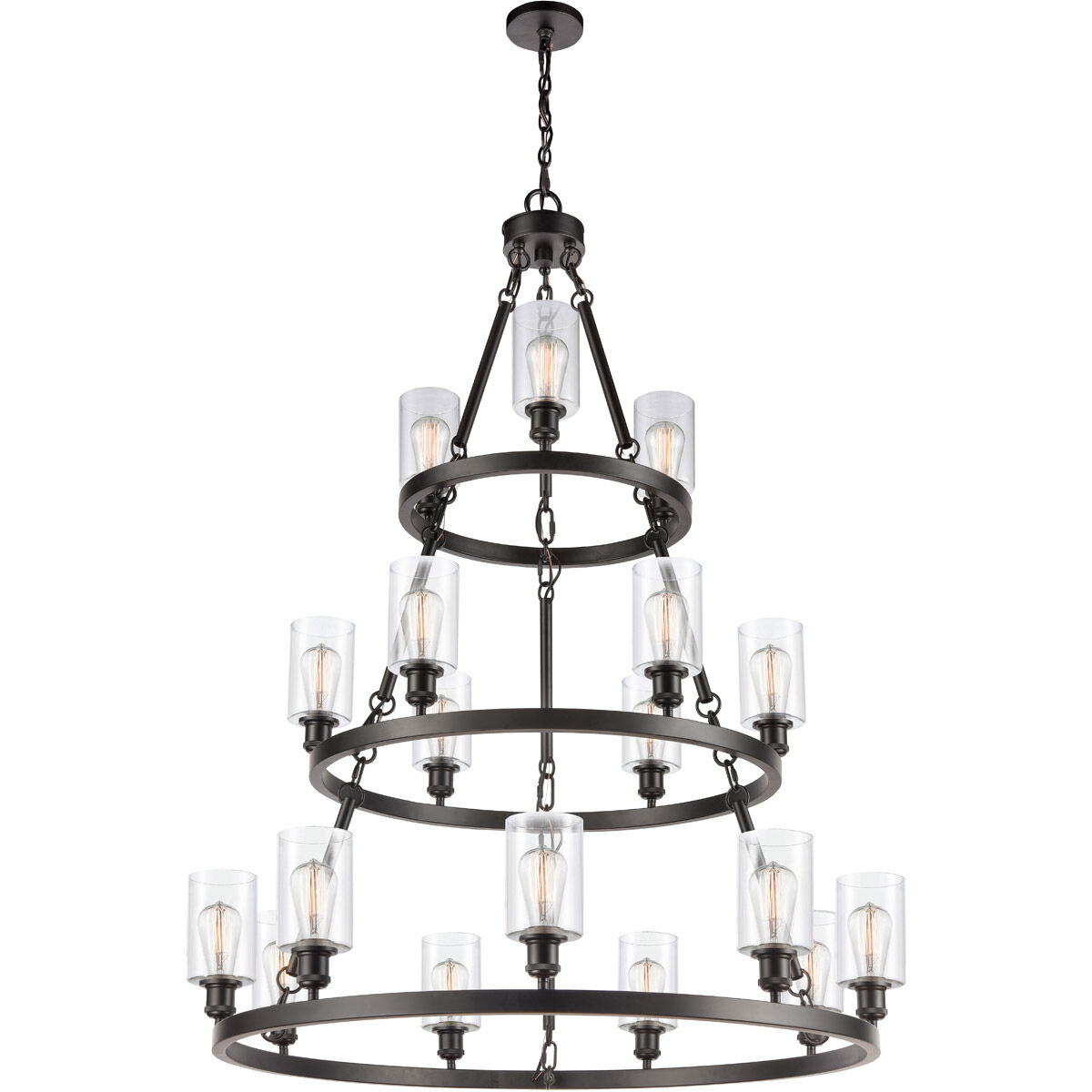Ballston Saloon 18 Light 40.00 inch Chandelier