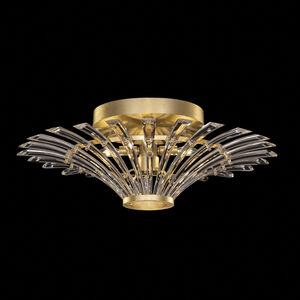 Trevi 4 Light 27.25 inch Gold Flush Mount Ceiling Light