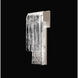 Waterfall 16.25 inch Outdoor Silver Outdoor Wall Sconce
