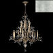 Crystal Laurel 16 Light 45 inch Silver Chandelier Ceiling Light