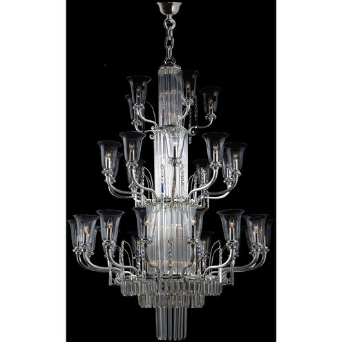 Mariner Luxury LED 55.12 inch Polished Silver Chandelier Ceiling Light