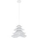 Embark 1 Light 20 inch White Pendant Ceiling Light