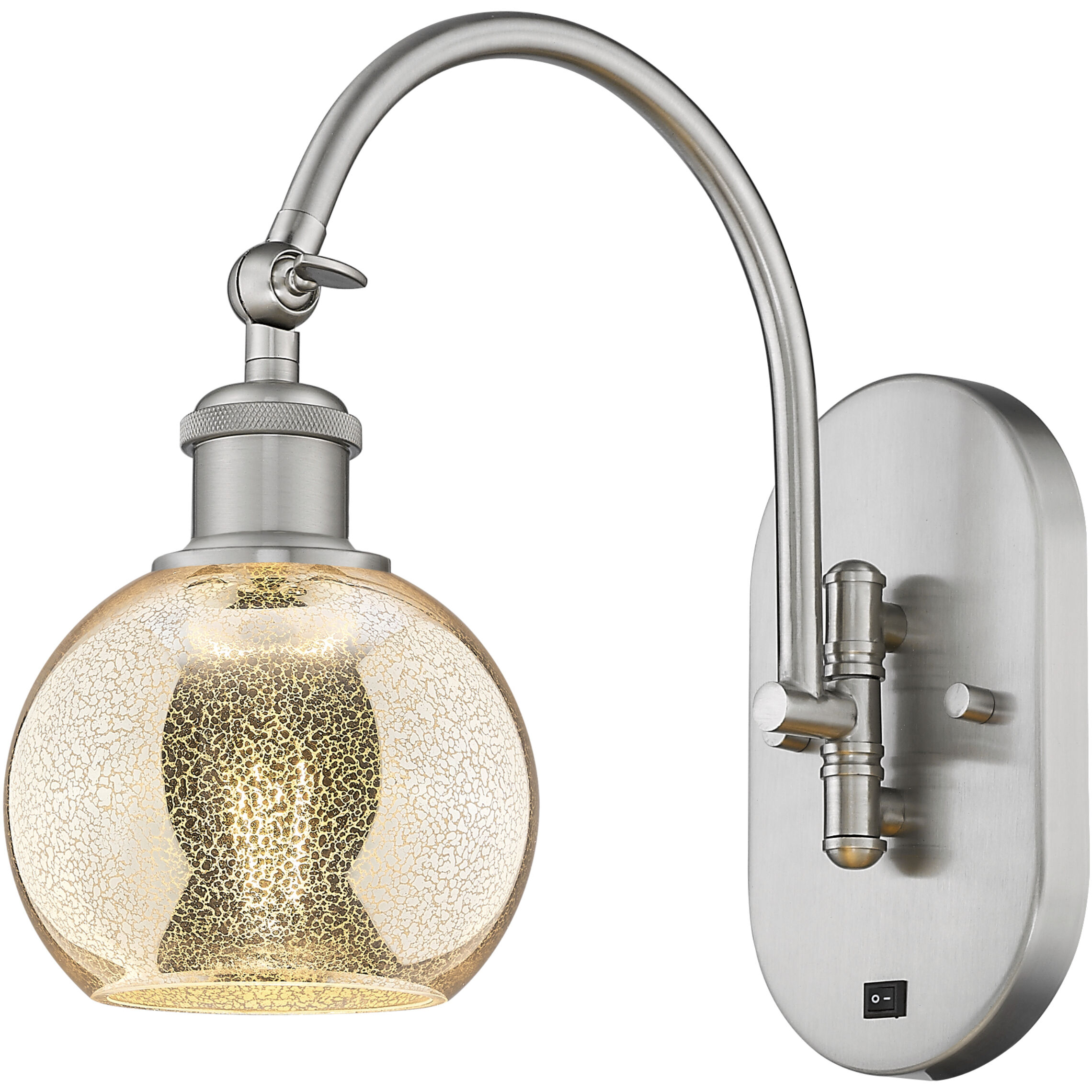 Ballston Athens 1 Light 5.88 inch Swing Arm Light/Wall Lamp