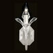 Beveled Arcs Wall Sconce Wall Light in Silver Leaf