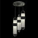 Bond LED 23.5 inch Black and Silver Pendant Ceiling Light