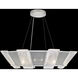 Crownstone 16 Light 38 inch Silver Pendant Ceiling Light in Metal Mesh