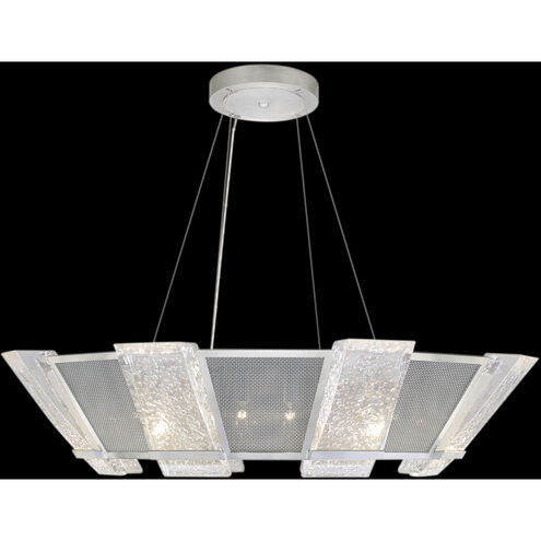 Crownstone 16 Light 38 inch Silver Pendant Ceiling Light in Metal Mesh