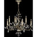 Crystal Laurel 10 Light 43 inch Silver Chandelier Ceiling Light