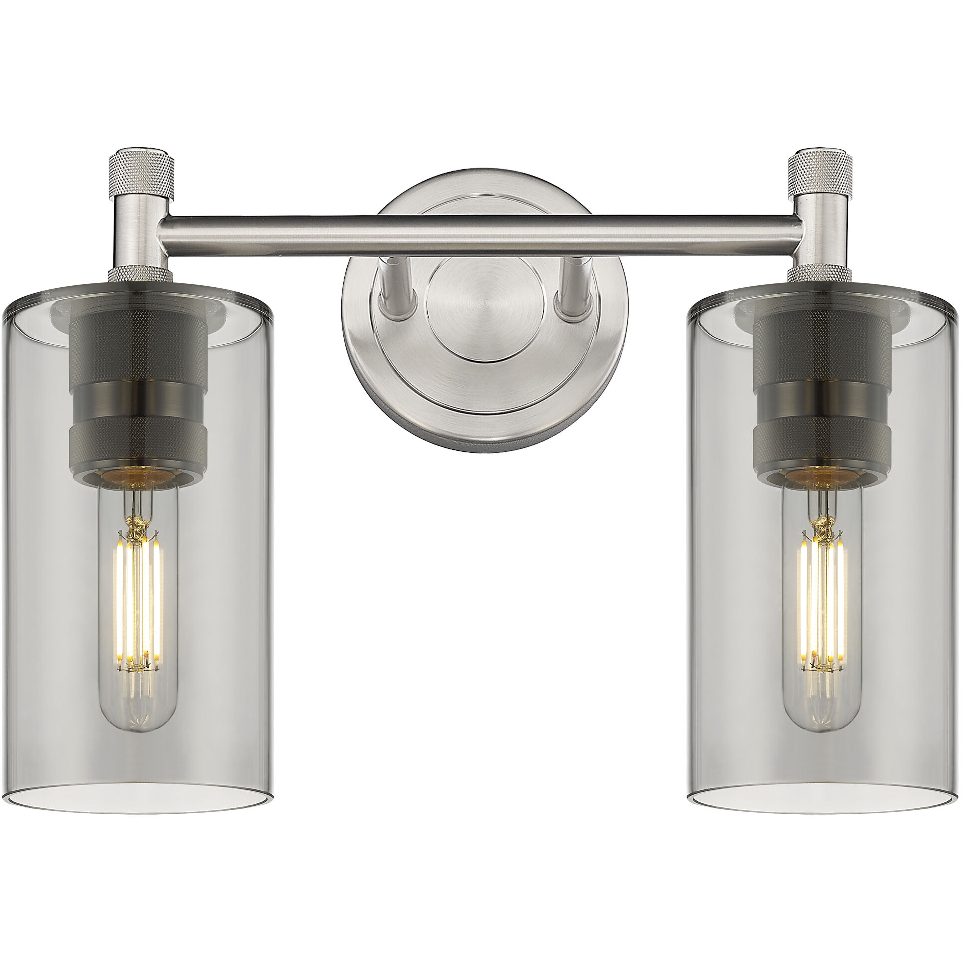 Downtown Urban Crown Point 2 Light 13.88 inch Bathroom Vanity Light