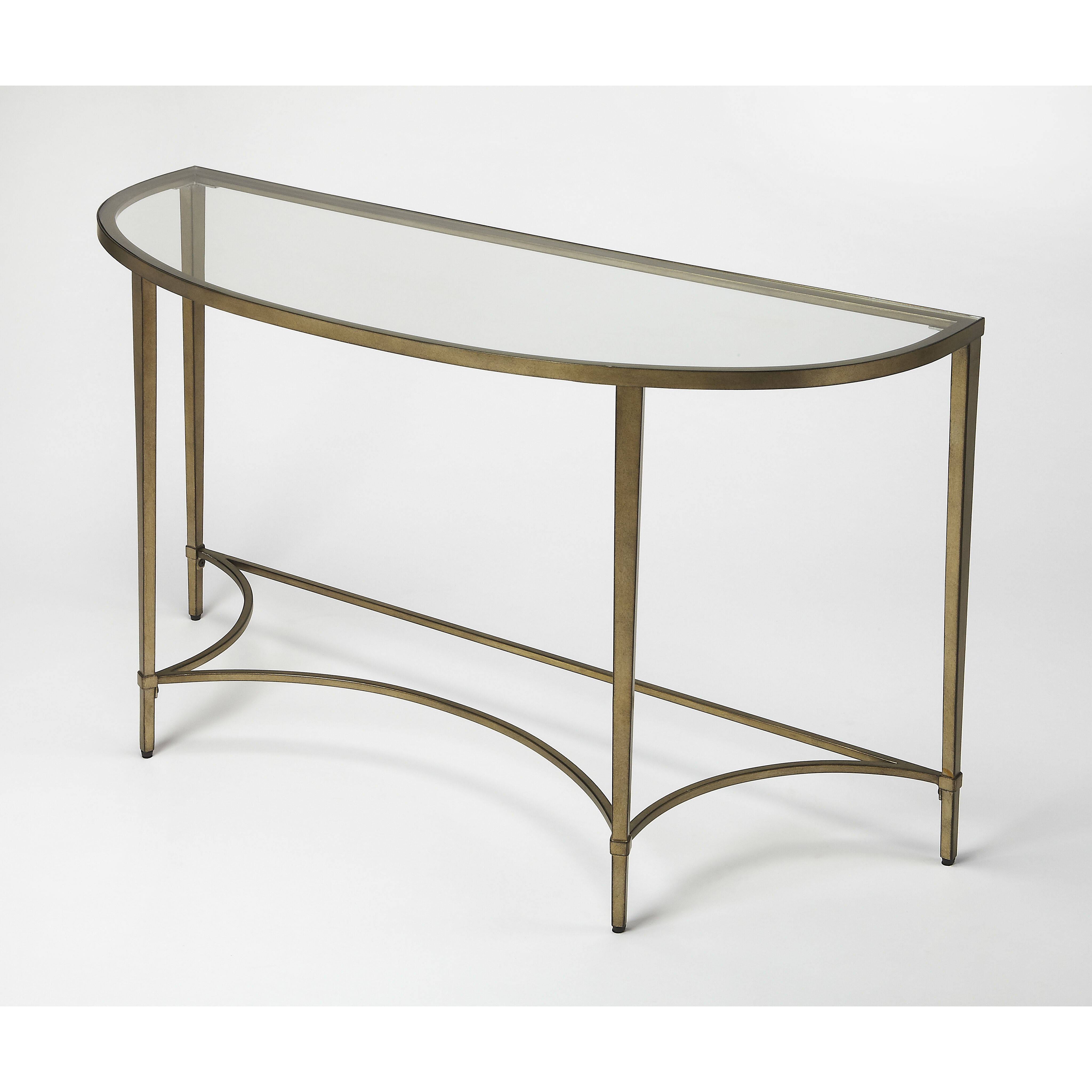 Butler Loft Monica Gold 50 X 18 inch Antique Gold Console/Sofa Table