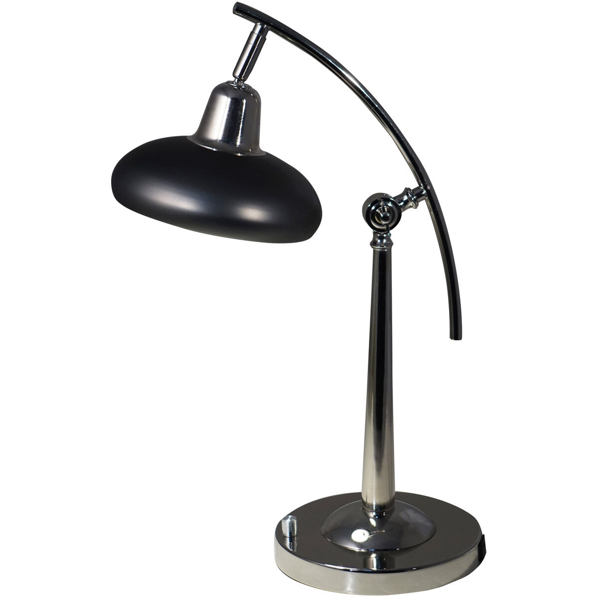 Springdale 19 inch 7.50 watt Polished Nickel Desk Lamp Portable Light