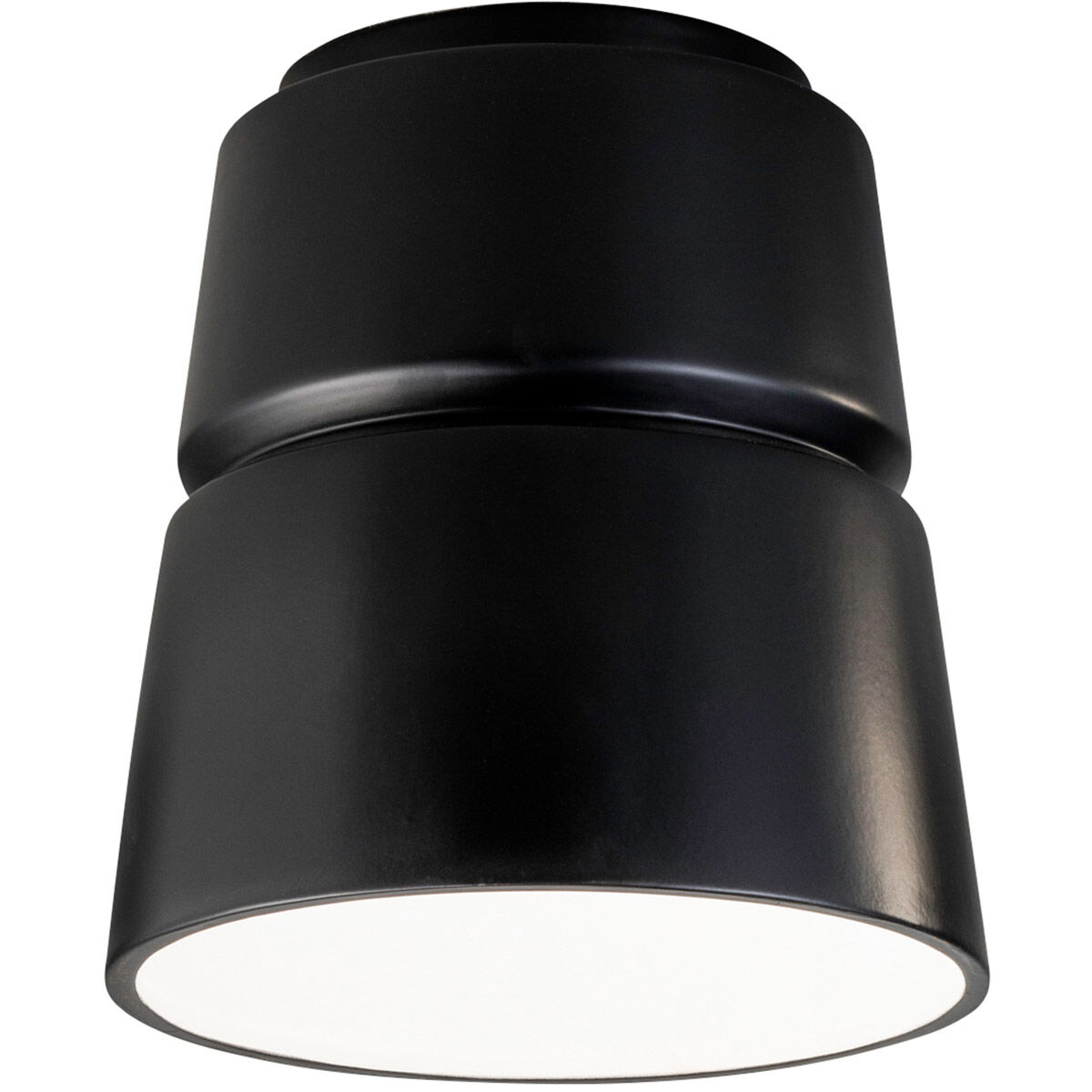 Radiance Collection LED 7.5 inch Celadon Green Crackle Outdoor Flush-Mount