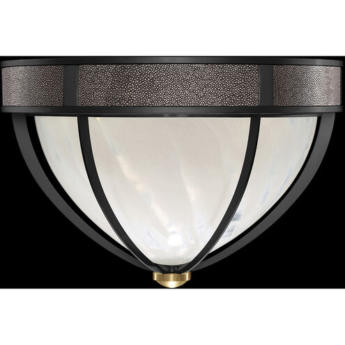 Mirage 3 Light 18.75 inch Black Flush Mount Ceiling Light